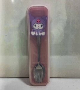 kuromi-kids-cutlery-set_ست قاشق و چنگال کودک طرح کورومی