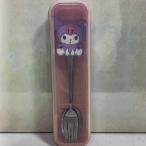 kuromi-kids-cutlery-set_ست قاشق و چنگال کودک طرح کورومی