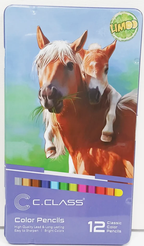 مداد رنگی ۱۲ رنگ سی‌کلاس