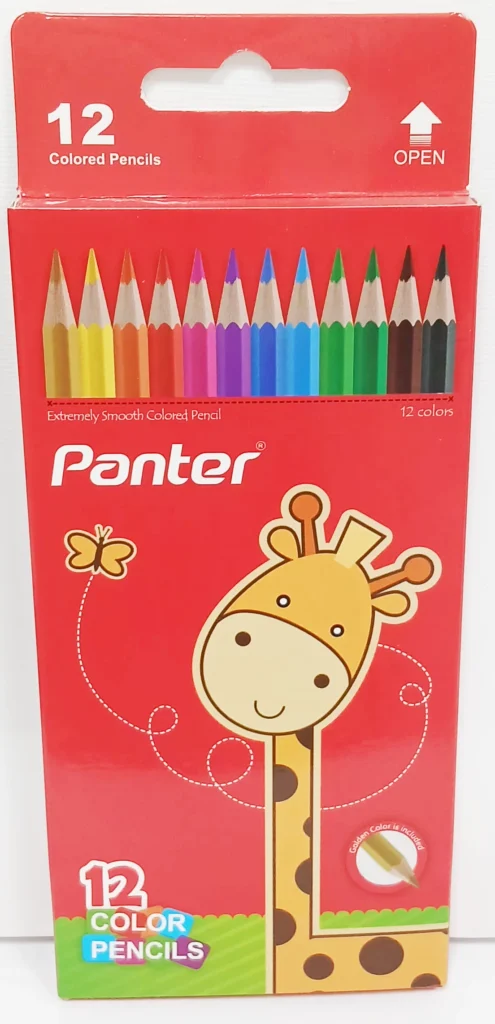 مداد رنگی Panter 12
